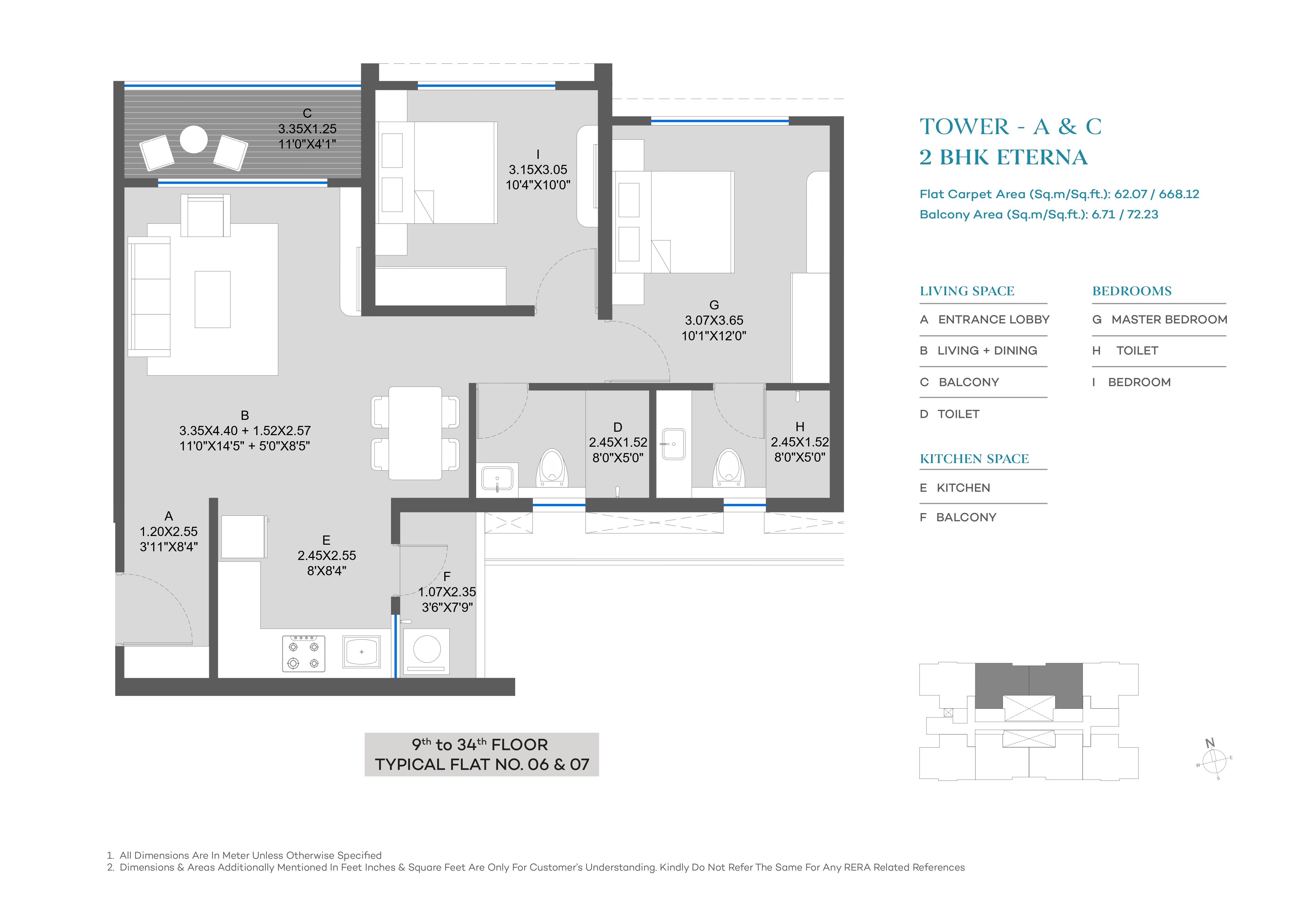 2 BHK Apartment