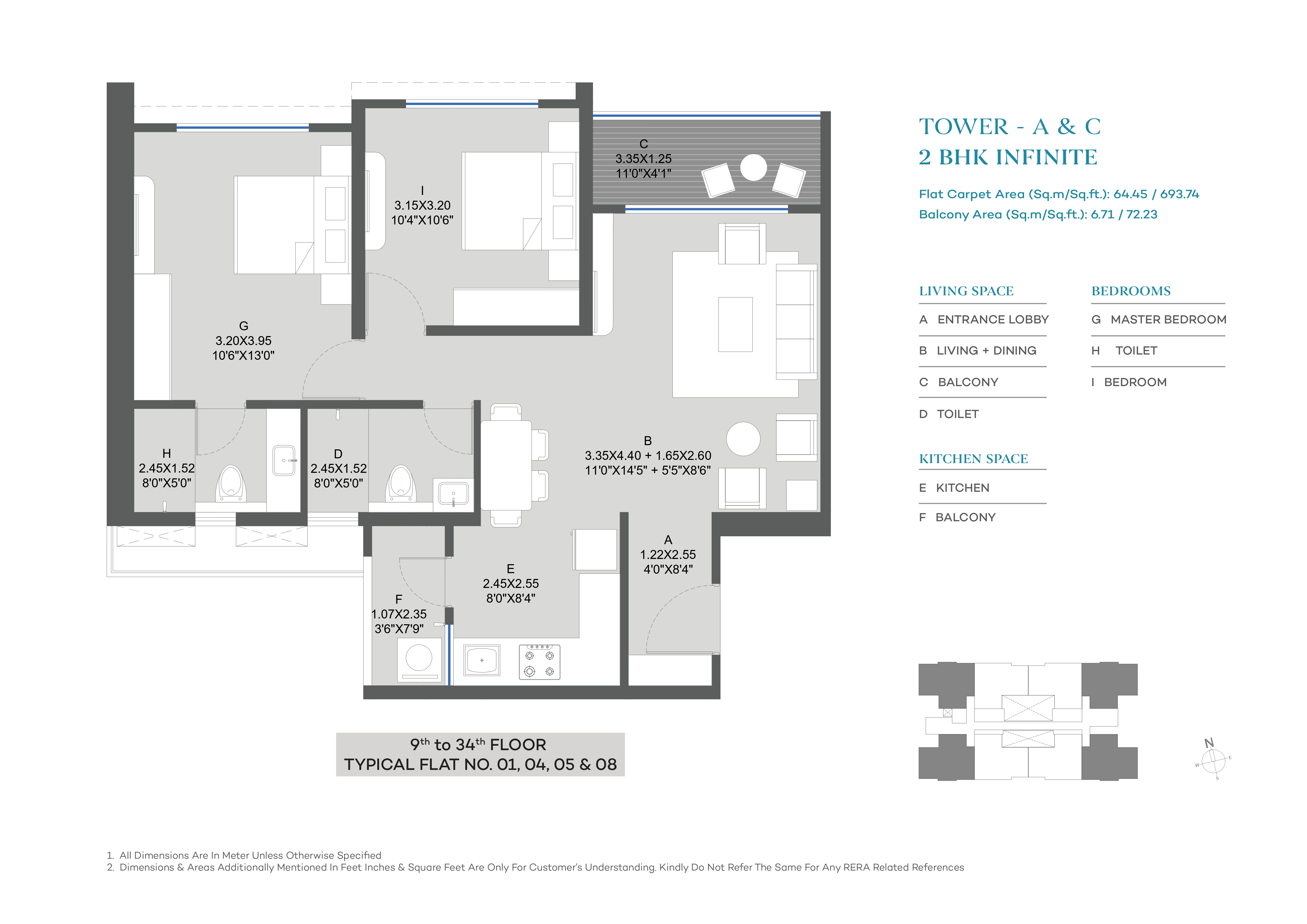 2 BHK Apartment