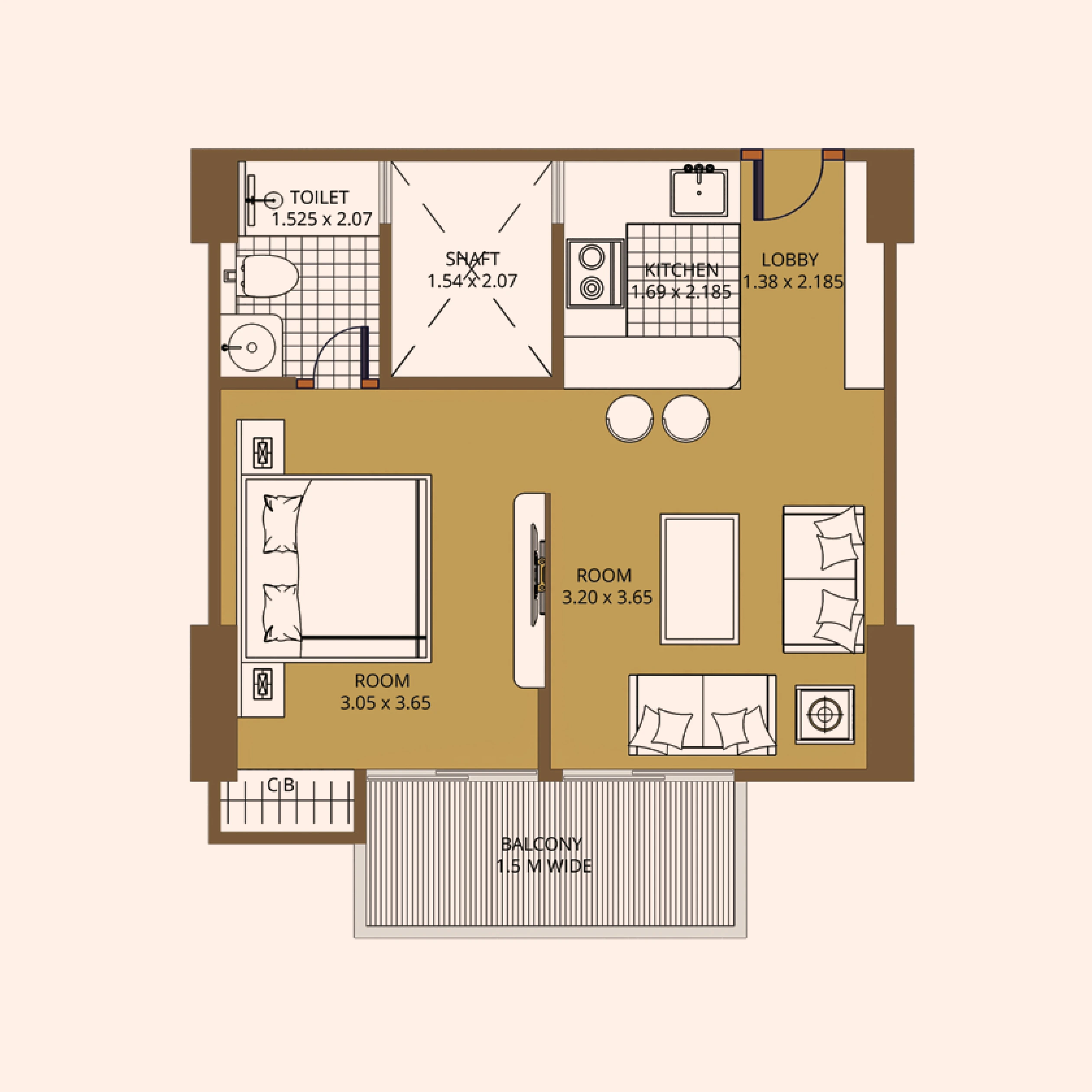 1BHK Apartment