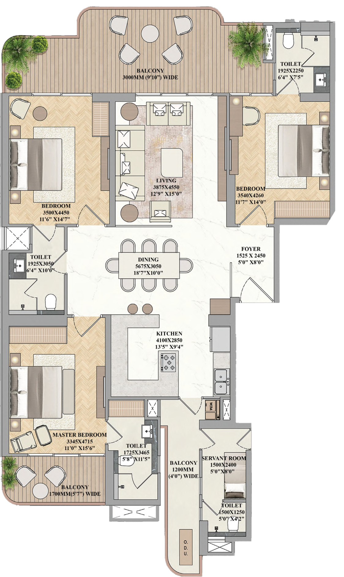 3 BHK Apartment