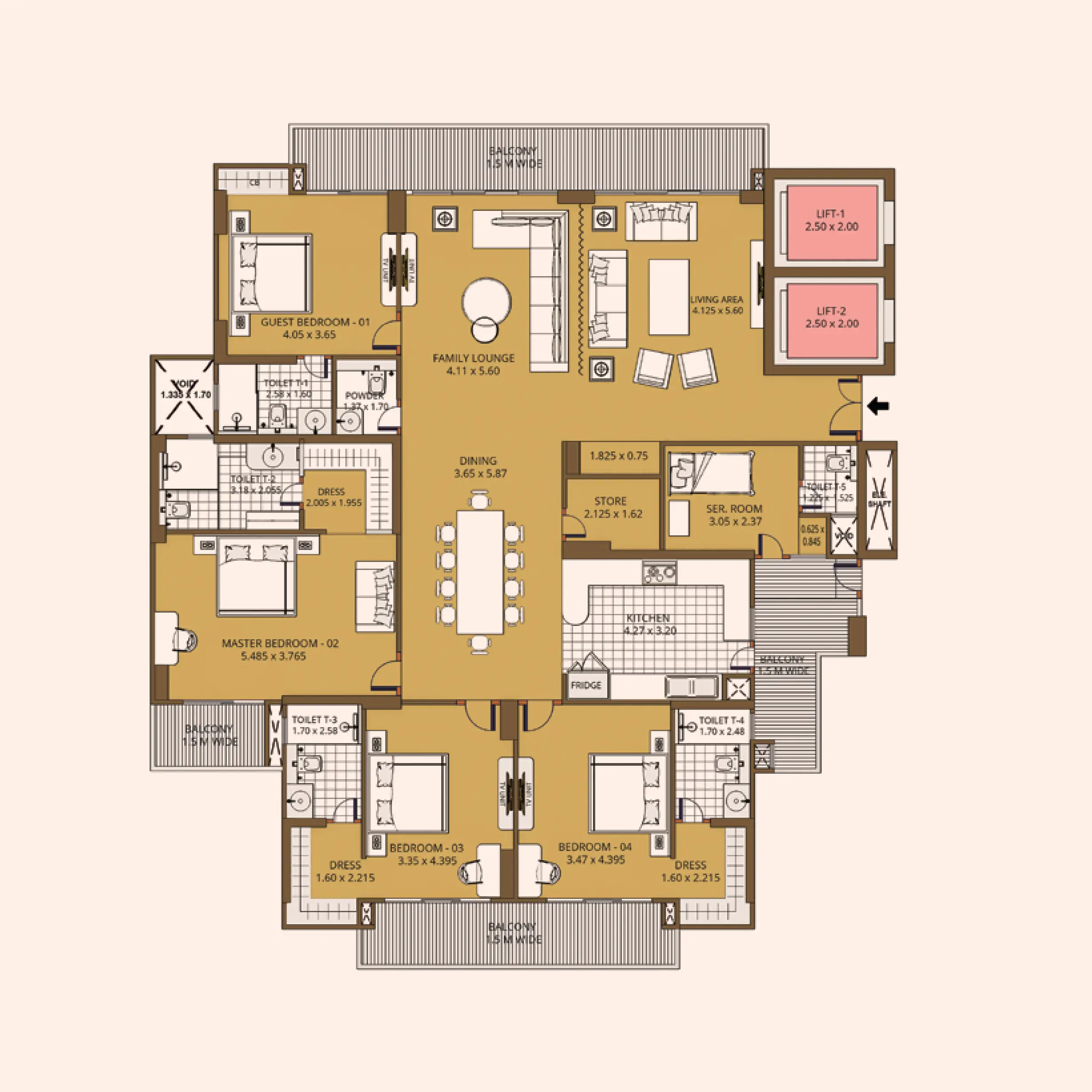 4BHK Apartment