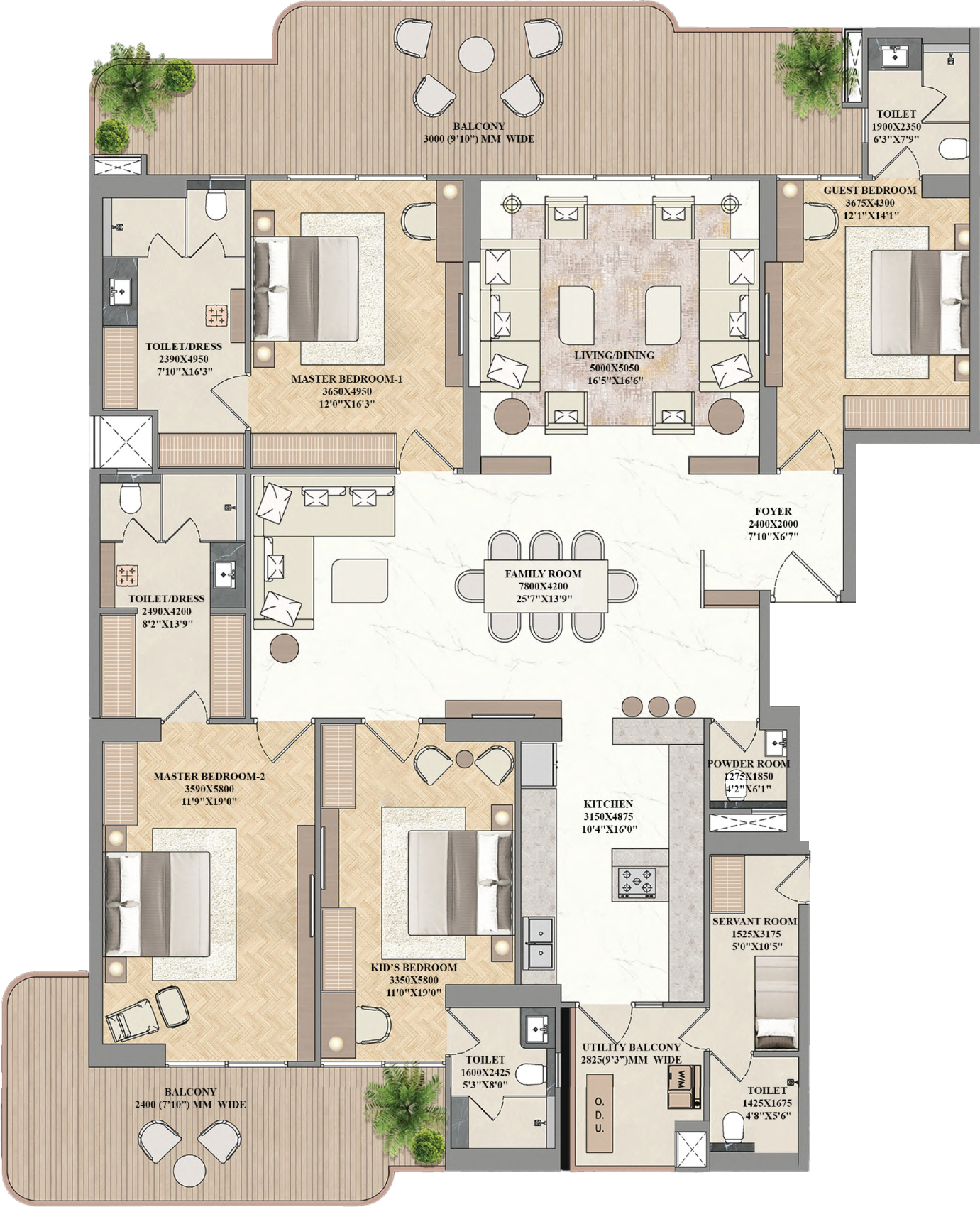 4 BHK Apartment