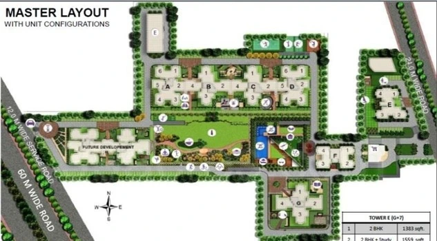 Godrej 101 Site Plan