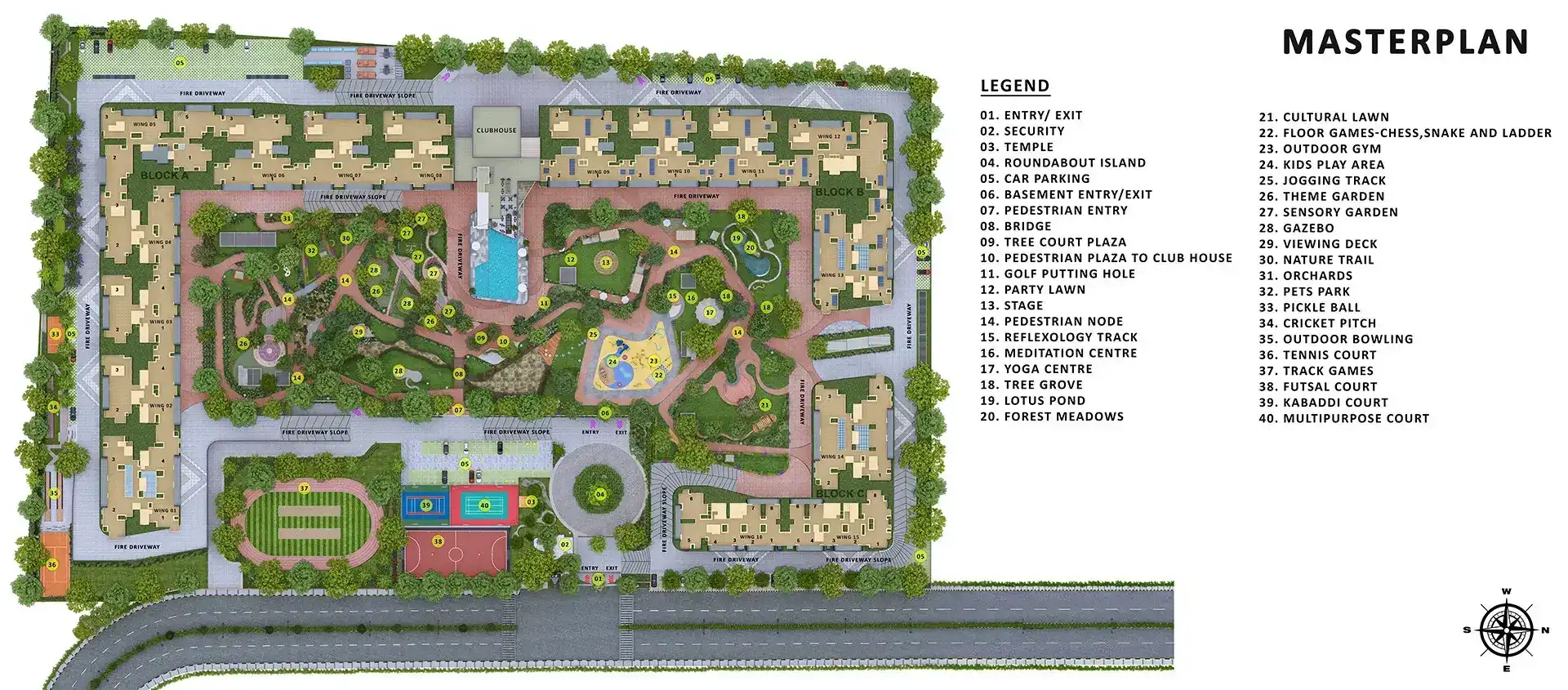 Sattva Vasanta Skye Site Plan