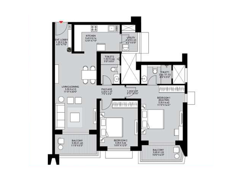 2BHK Apartment