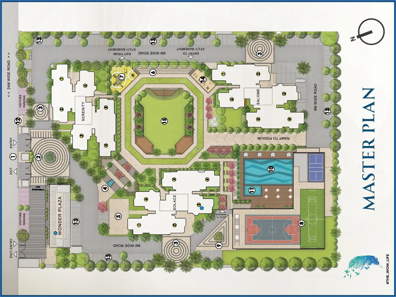 Eldeco Whispers of Wonder Site Plan