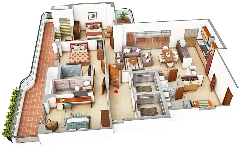 3BHK