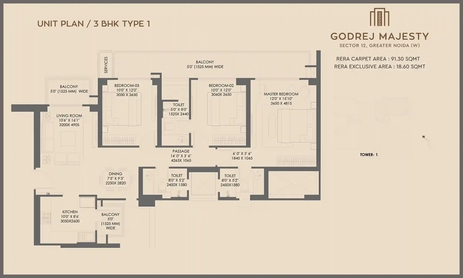 3 BHK Apartment