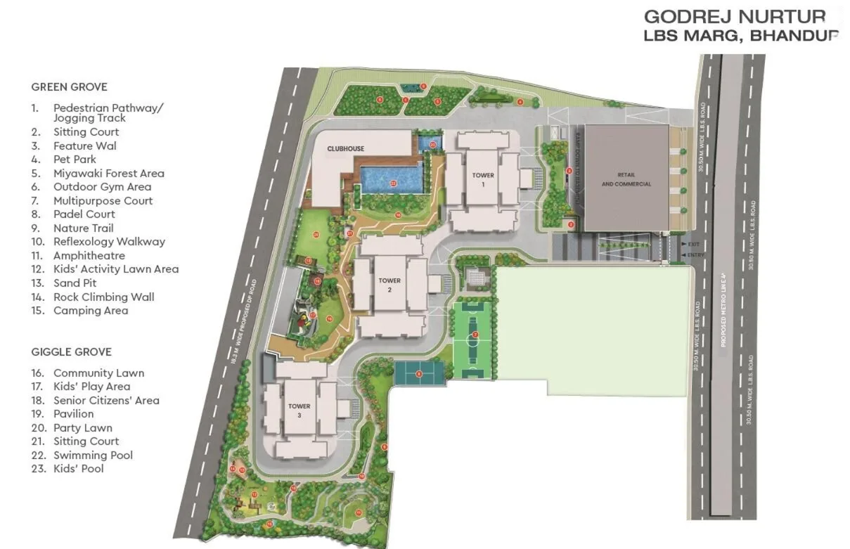 Godrej Nurture Mumbai Site Plan