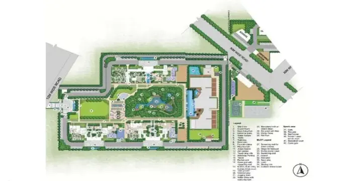 3.5BHK Godrej Vrikshya Site Plan
