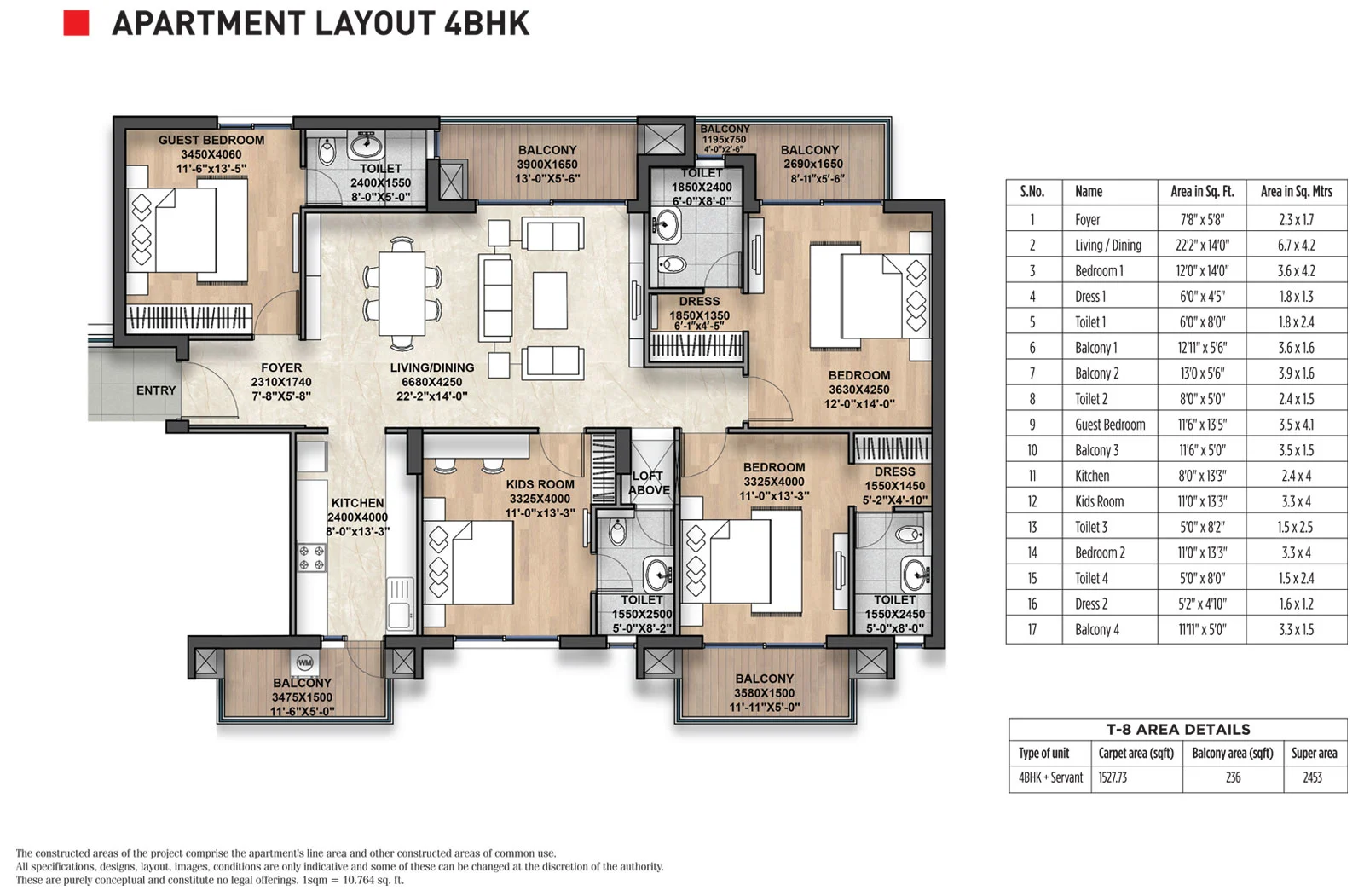 4bhk Apartment