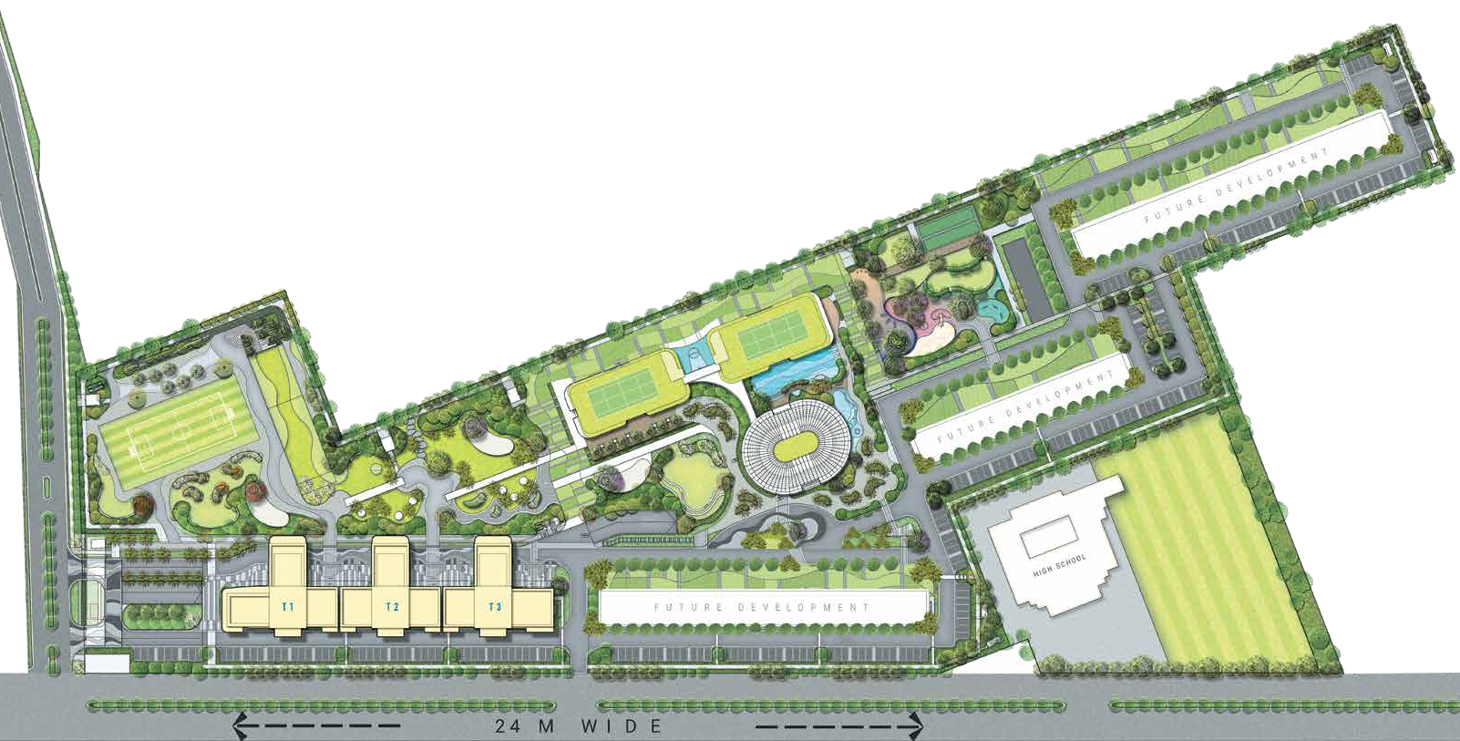 Indiabulls Estate and club Site Plan