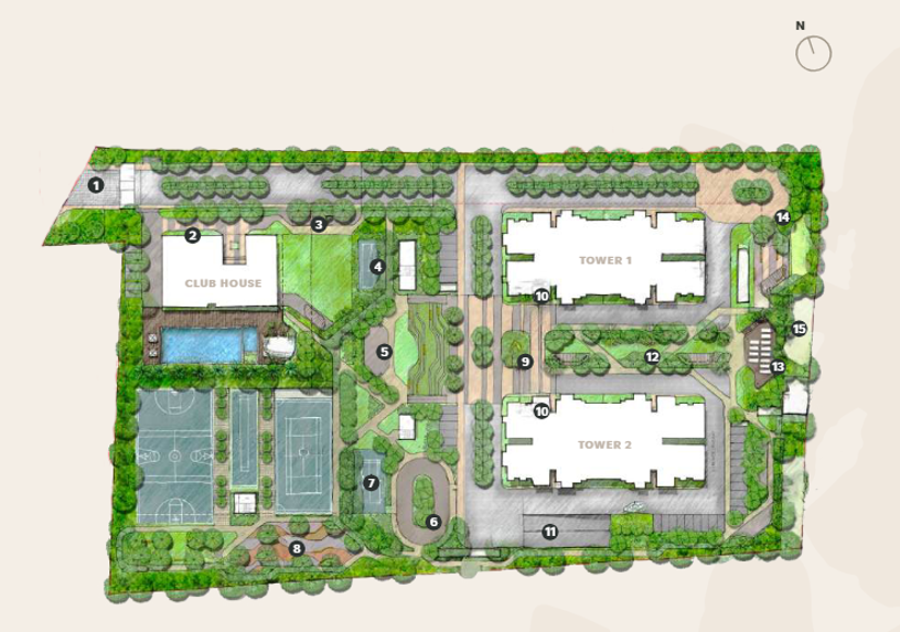Assetz Trees and Tandem Site Plan