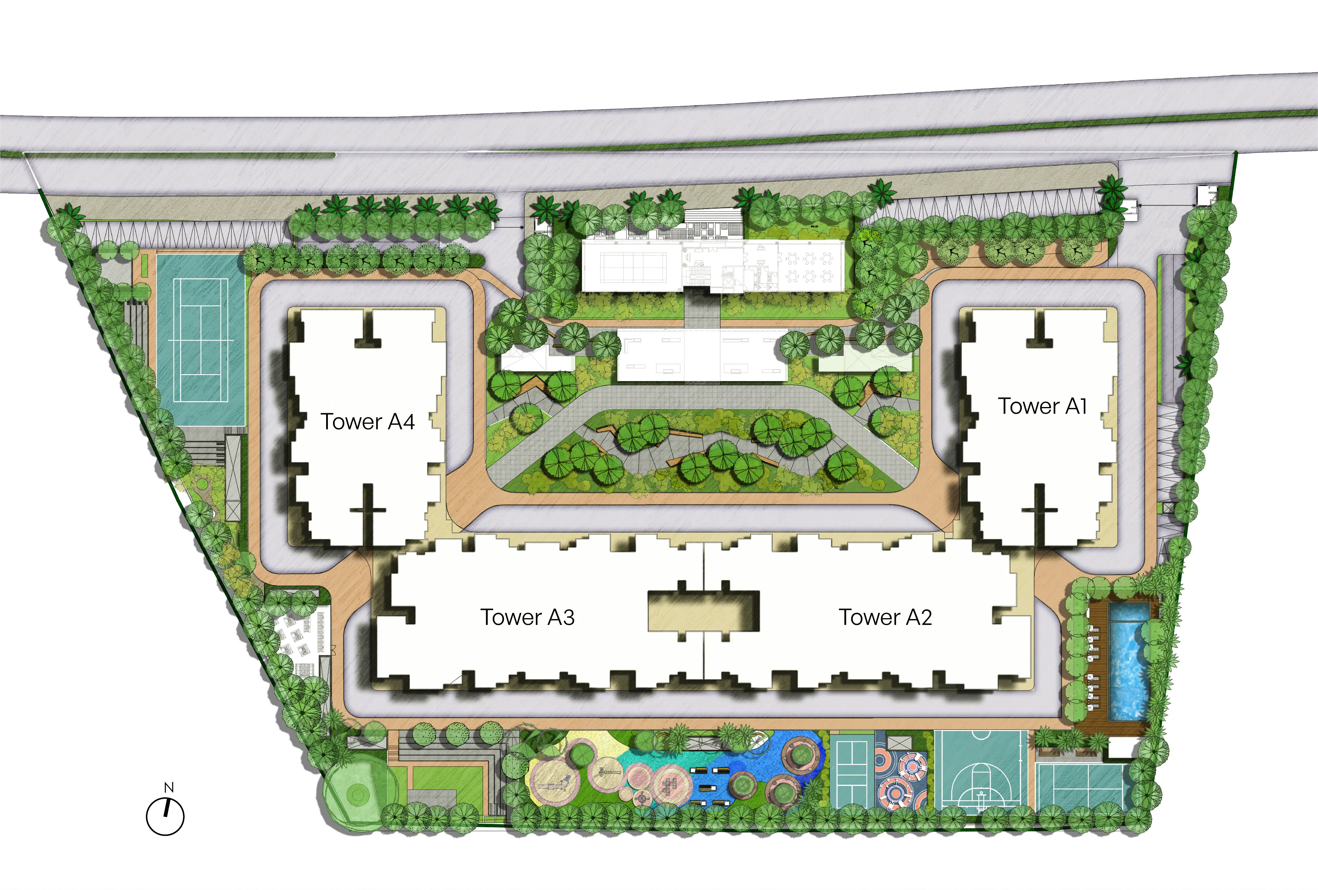 3BHK Assetz Zen and Sato Site Plan