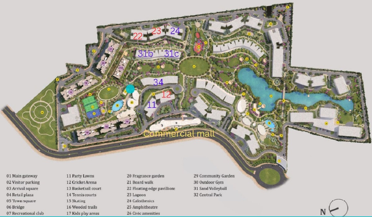 Birla Trimaya Site Plan