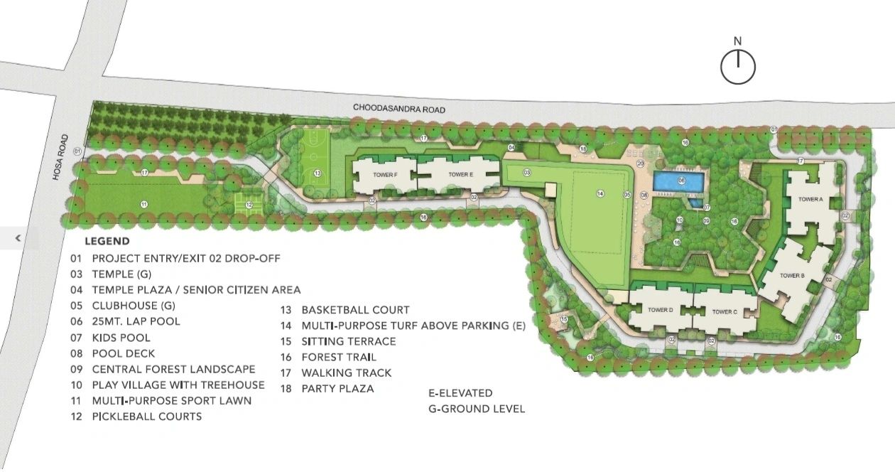 Lodha Haven Site Plan