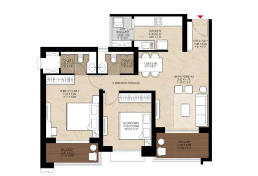 2BHK Magnificent Apartment