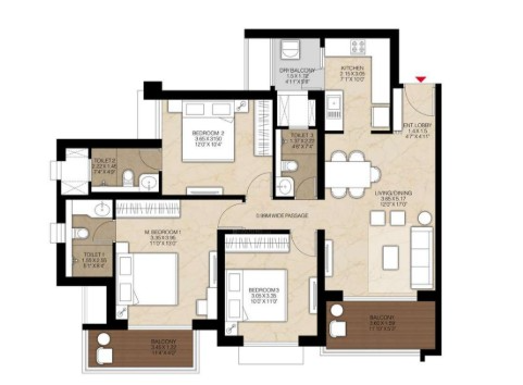 3BHK Regal Apartment